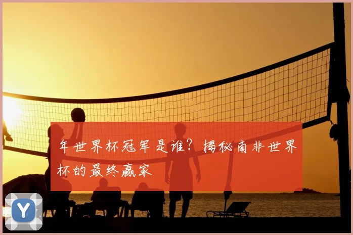 年世界杯冠军是谁？揭秘南非世界杯的最终赢家